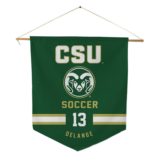 Colorado State - NCAA Women's Soccer : Taite DeLange - Pennant - 18" x 21"-0