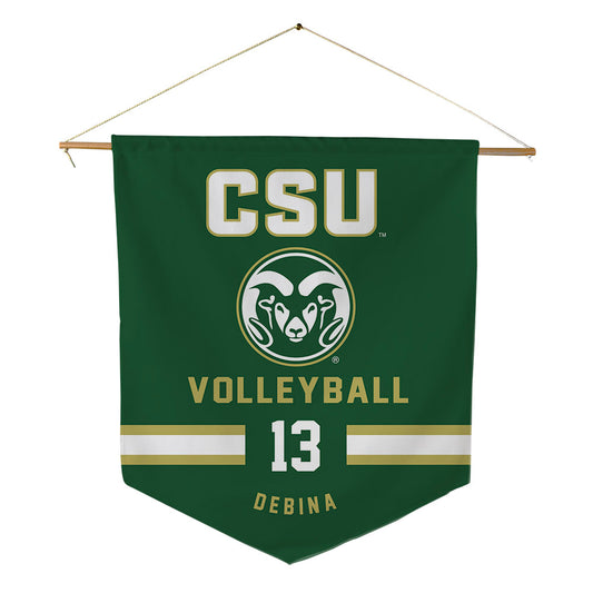 Colorado State - NCAA Women's Volleyball : Jazen DeBina - Pennant - 18" x 21"-0