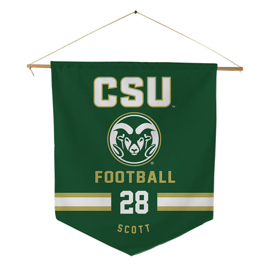 Colorado State - NCAA Football : Dante Scott - Pennant - 18" x 21"-0