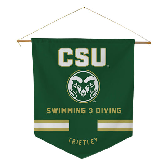 Colorado State - NCAA Women's Swimming & Diving : Lexie Trietley - Pennant - 18" x 21"-0