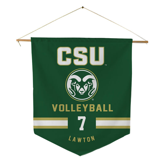 Colorado State - NCAA Women's Volleyball : Jessica Lawton - Pennant - 18" x 21"-0