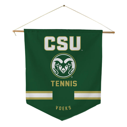 Colorado State - NCAA Women's Tennis : Logan Voeks - Pennant - 18" x 21"-0