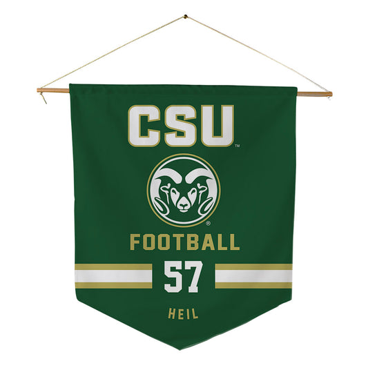 Colorado State - NCAA Football : Trevyn Heil - Pennant - 18" x 21"-0