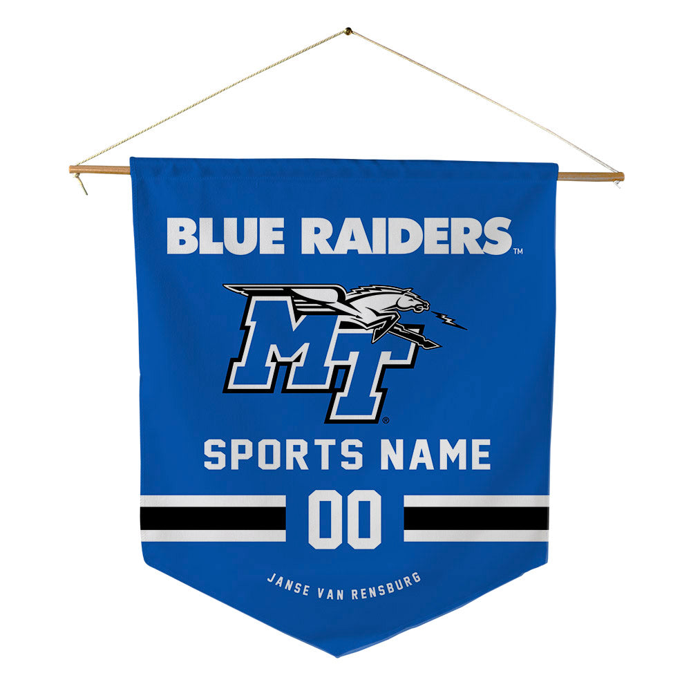 MTSU - NCAA Football : Otto Janse Van Rensburg - Pennant - 18" x 21"-0