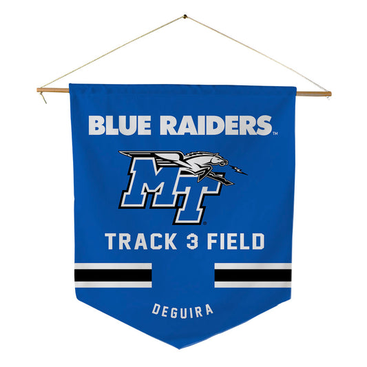 MTSU - NCAA Men's Track & Field : Quinn DeGuira - Pennant - 18" x 21"-0