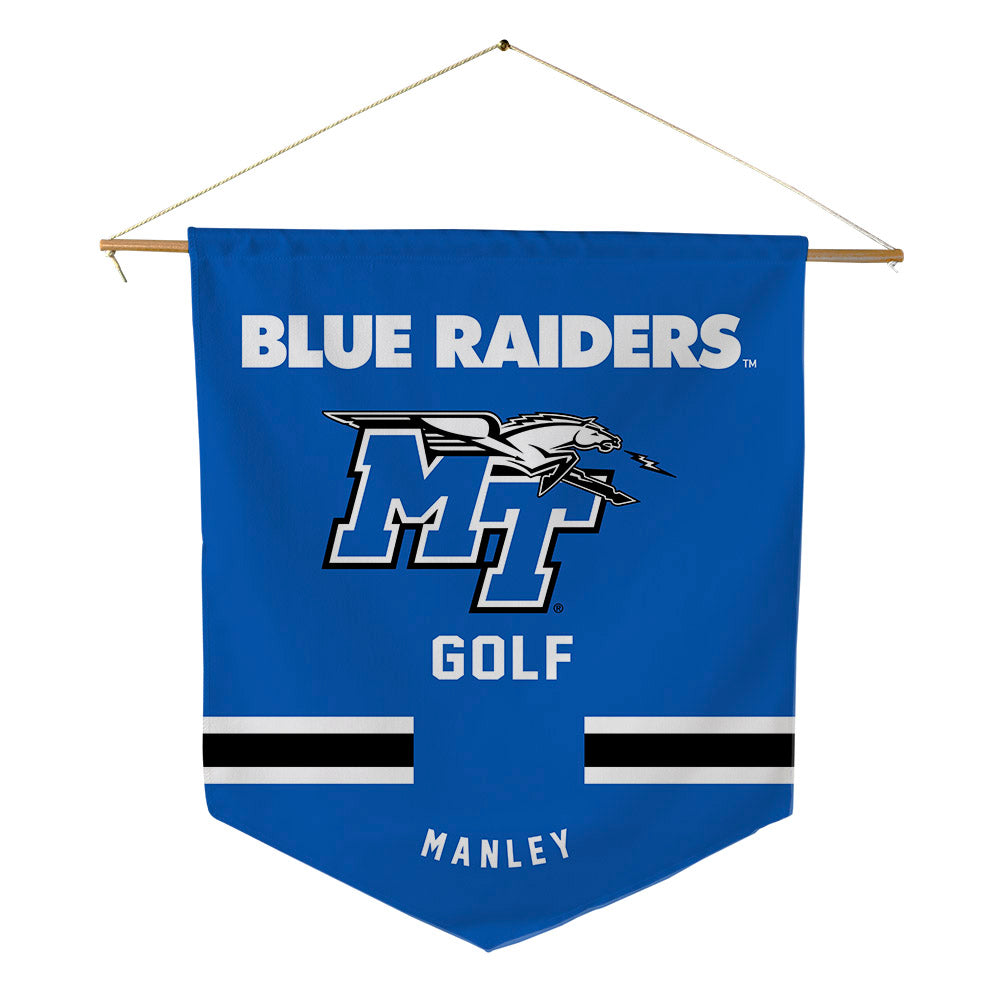 MTSU - NCAA Women's Golf : Ella Manley - Pennant - 18" x 21"-0