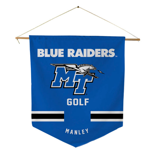 MTSU - NCAA Women's Golf : Ella Manley - Pennant - 18" x 21"-0