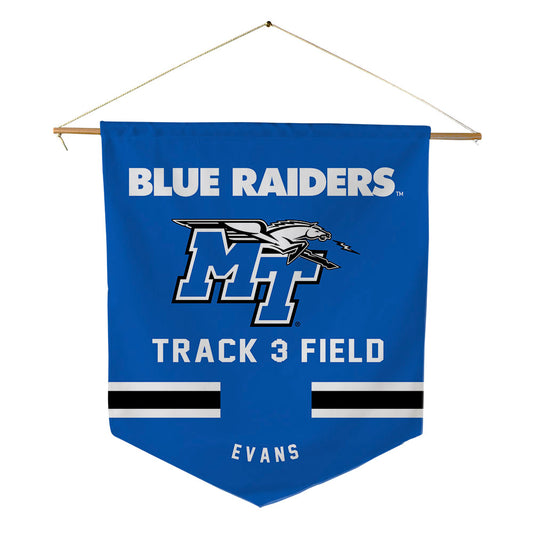 MTSU - NCAA Men's Track & Field : Ross Evans - Pennant - 18" x 21"-0