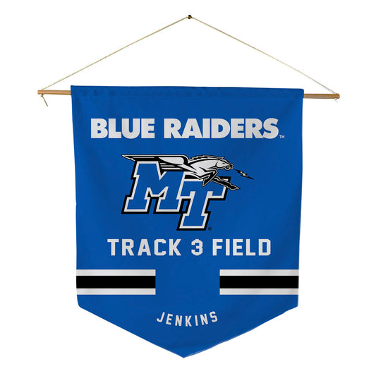 MTSU - NCAA Men's Track & Field : Jamaree Jenkins - Pennant - 18" x 21"-0
