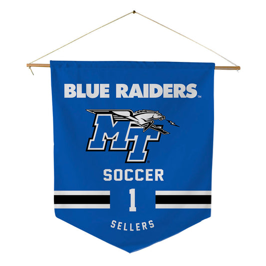 MTSU - NCAA Women's Soccer : Ella Sellers - Pennant - 18" x 21"-0