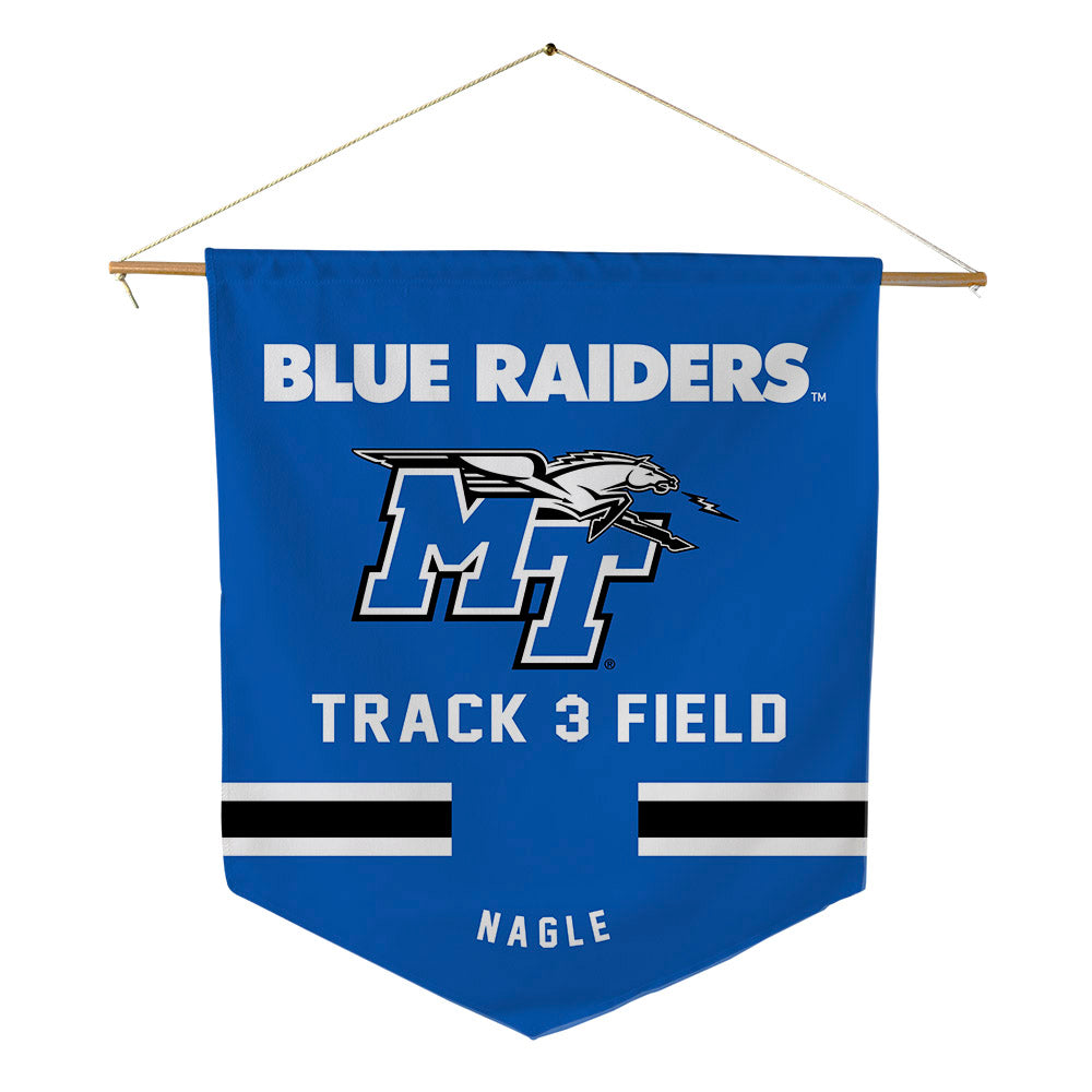 MTSU - NCAA Men's Track & Field : Brendan Nagle - Pennant - 18" x 21"-0