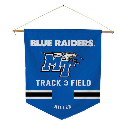 MTSU - NCAA Women's Track & Field : Ella Miller - Pennant - 18" x 21"-0