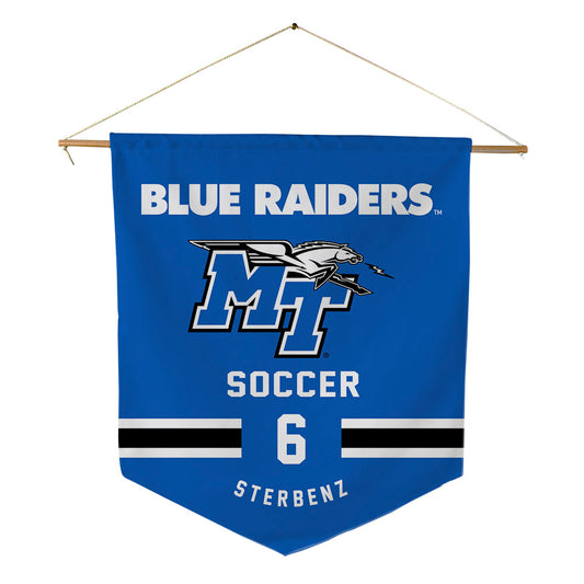 MTSU - NCAA Women's Soccer : Sadie Sterbenz - Pennant - 18" x 21"-0