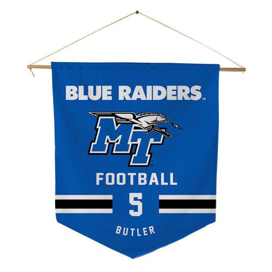 MTSU - NCAA Football : Myles Butler - Pennant - 18" x 21"-0