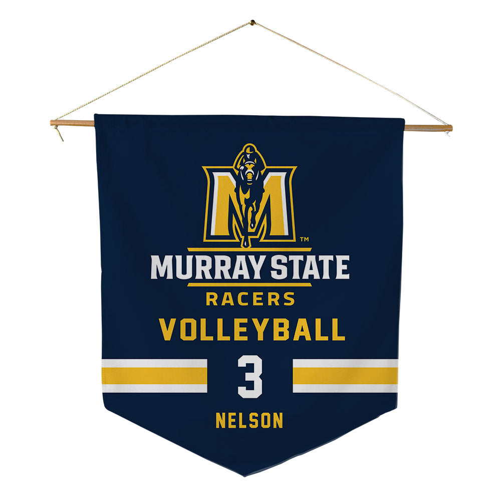Murray State - NCAA Women's Volleyball : Samantha Nelson - Pennant - 18" x 21"-0
