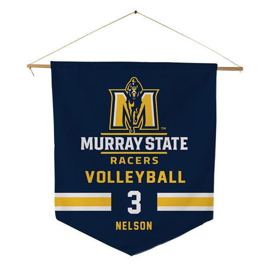 Murray State - NCAA Women's Volleyball : Samantha Nelson - Pennant - 18" x 21"-0