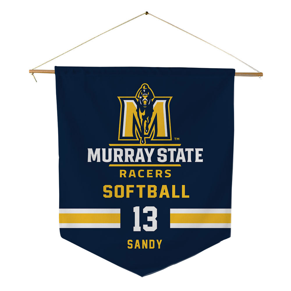 Murray State - NCAA Softball : Courtney Sandy - Pennant - 18" x 21"-0
