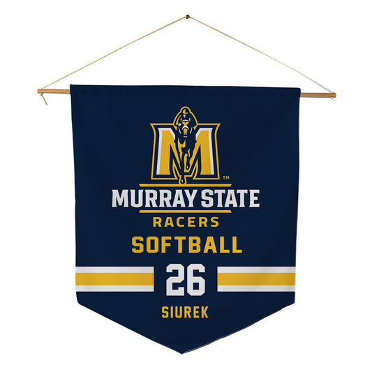 Murray State - NCAA Softball : Emily Siurek - Pennant - 18" x 21"-0