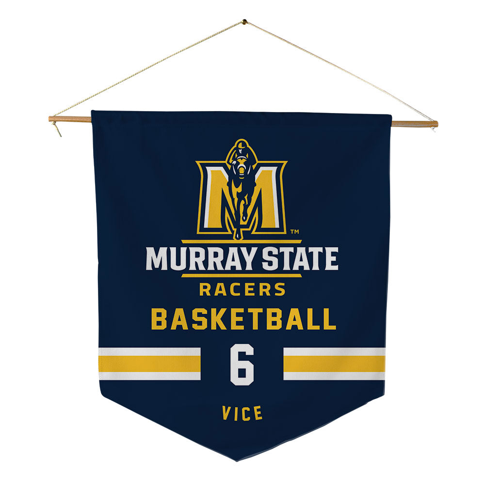 Murray State - NCAA Men's Basketball : brock vice - Pennant - 18" x 21"-0