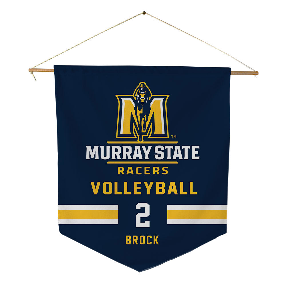 Murray State - NCAA Women's Volleyball : Paige Brock - Pennant - 18" x 21"-0