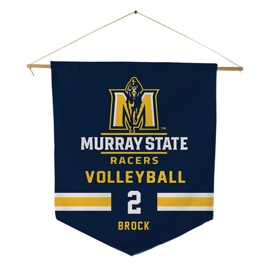 Murray State - NCAA Women's Volleyball : Paige Brock - Pennant - 18" x 21"-0