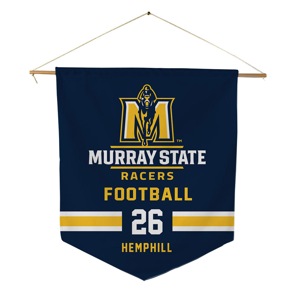 Murray State - NCAA Football : Rett Hemphill - Pennant - 18" x 21"-0