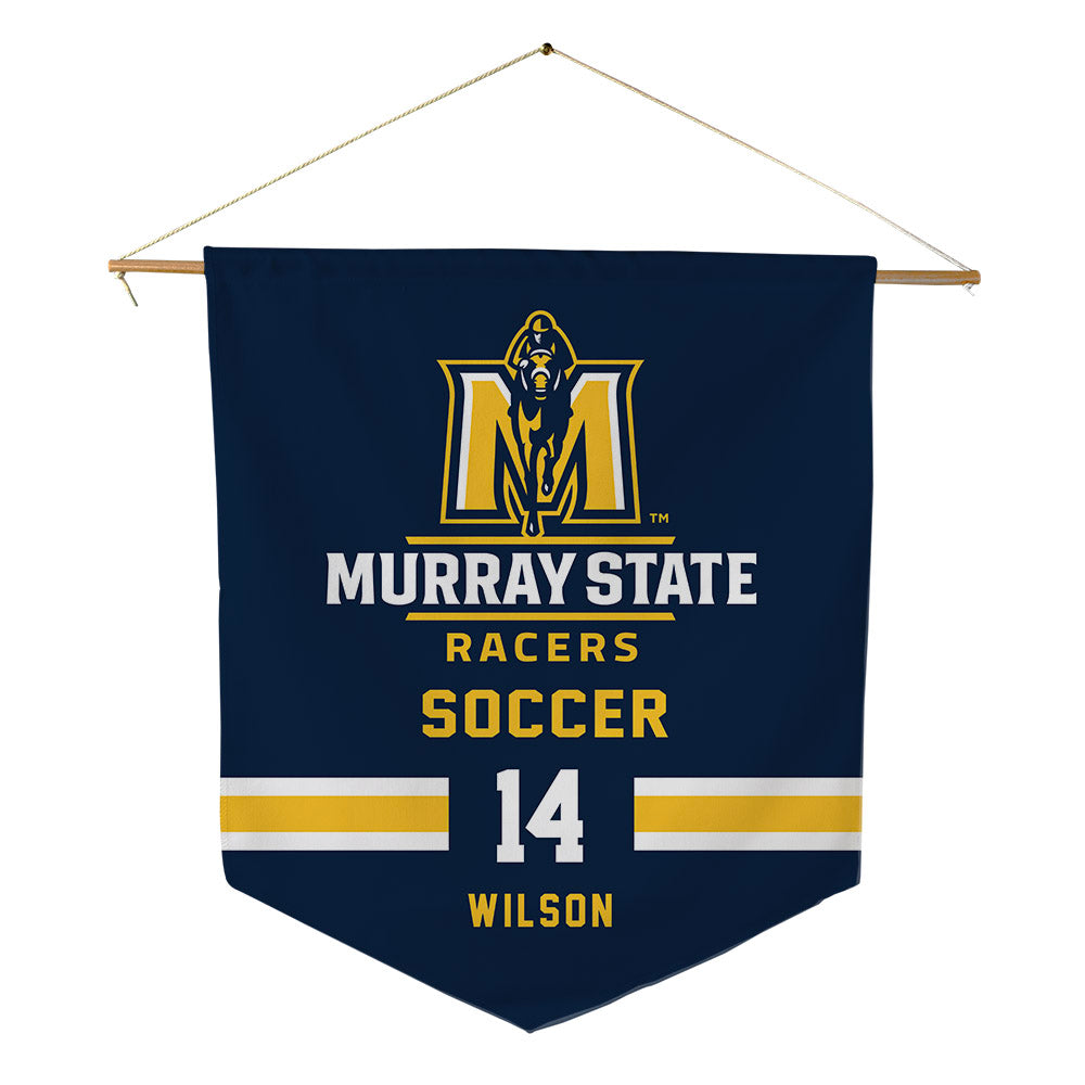 Murray State - NCAA Women's Soccer : Megan Wilson - Pennant - 18" x 21"-0
