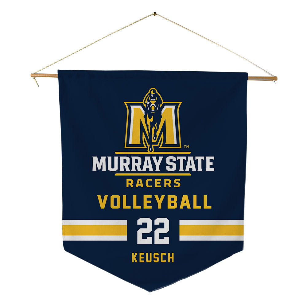 Murray State - NCAA Women's Volleyball : Bailey Keusch - Pennant - 18" x 21"-0