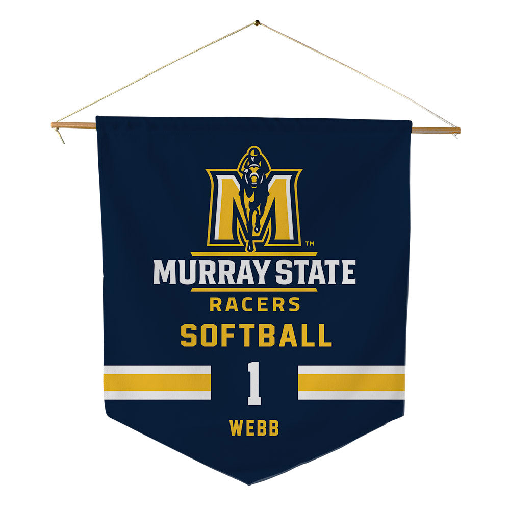Murray State - NCAA Softball : Rylee Webb - Pennant - 18" x 21"-0