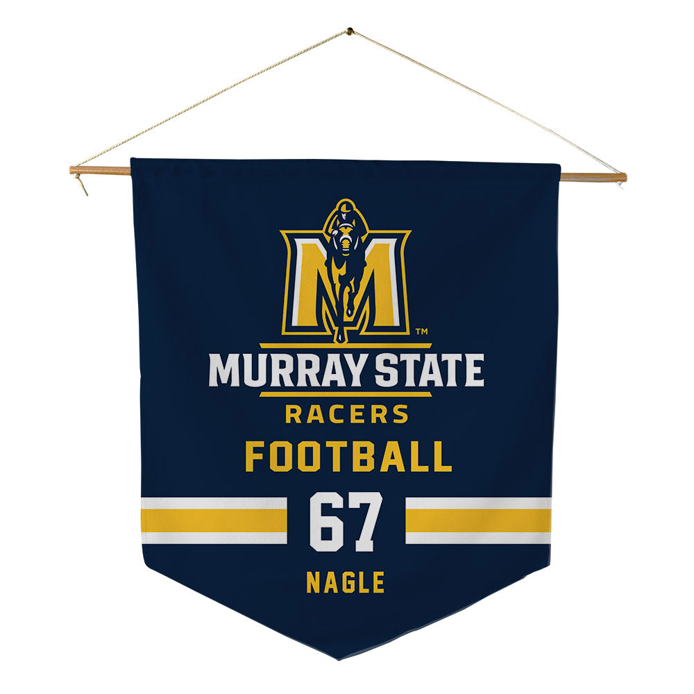 Murray State - NCAA Football : Thatcher Nagle - Pennant - 18" x 21"-0
