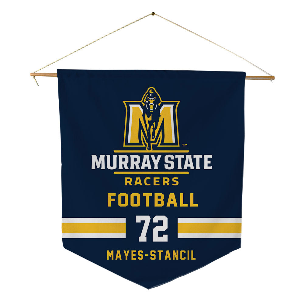Murray State - NCAA Football : Cameron Mayes-Stancil - Pennant - 18" x 21"-0
