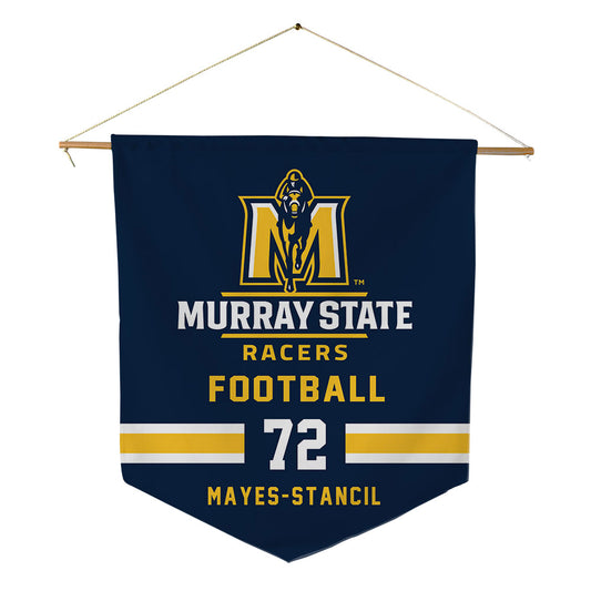 Murray State - NCAA Football : Cameron Mayes-Stancil - Pennant - 18" x 21"-0
