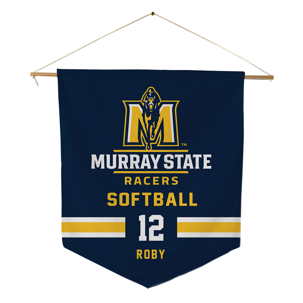 Murray State - NCAA Softball : Raylee Roby - Pennant - 18" x 21"-0