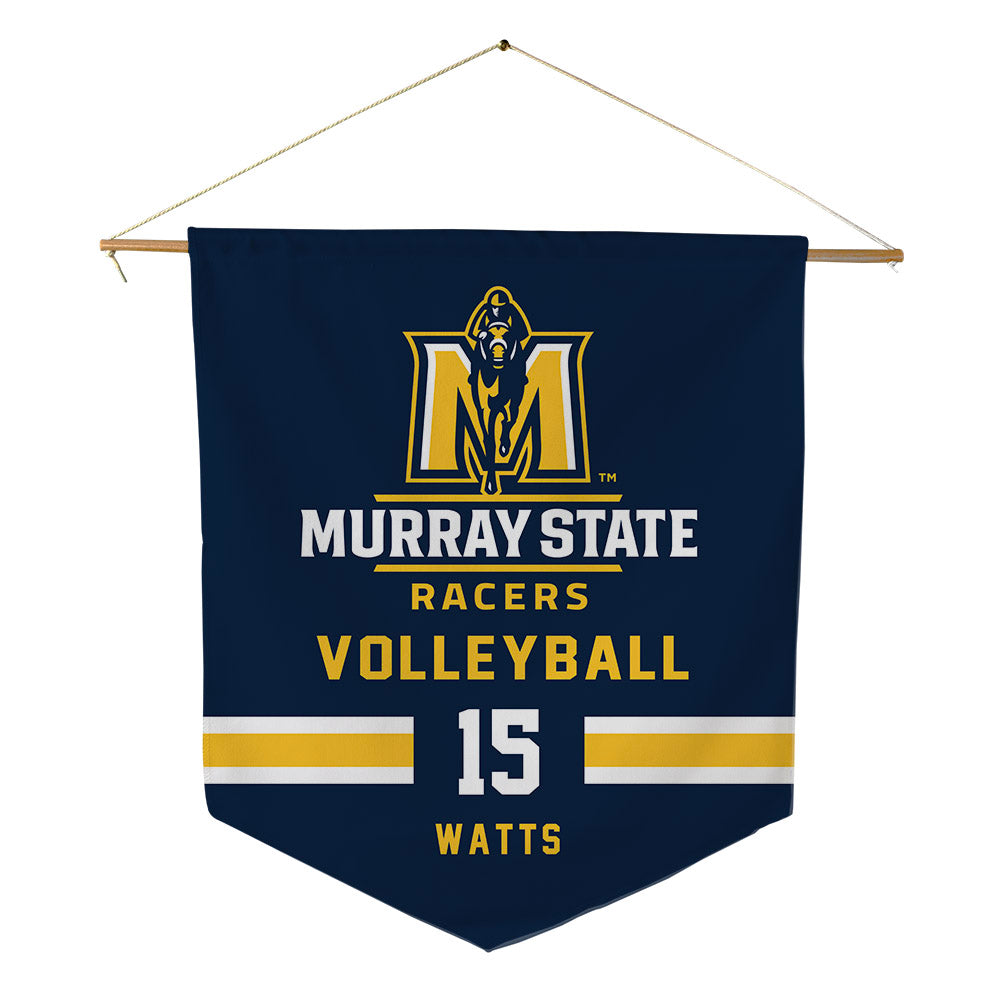 Murray State - NCAA Women's Volleyball : Alexa Watts - Pennant - 18" x 21"-0