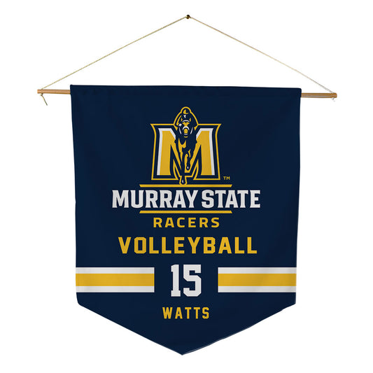 Murray State - NCAA Women's Volleyball : Alexa Watts - Pennant - 18" x 21"-0