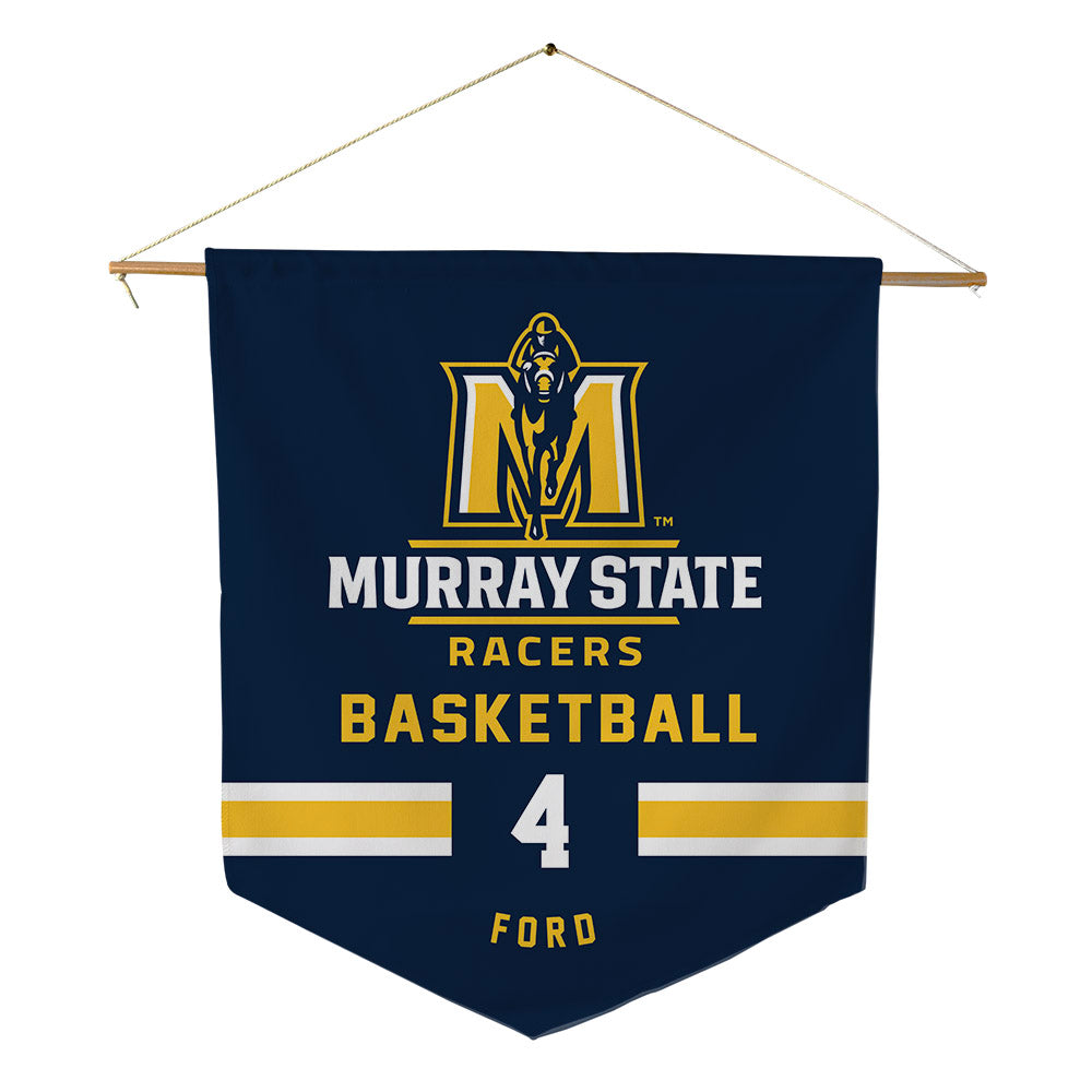 Murray State - NCAA Men's Basketball : Tristian Ford - Pennant - 18" x 21"-0