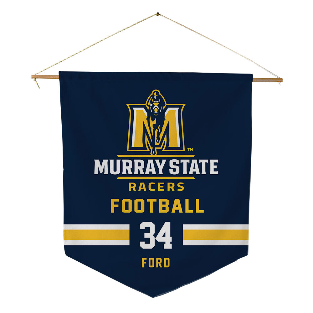 Murray State - NCAA Football : Caleb Ford - Pennant - 18" x 21"-0