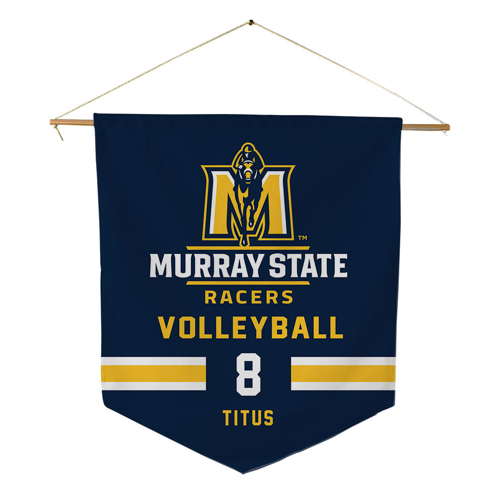 Murray State - NCAA Women's Volleyball : Katie Titus - Pennant - 18" x 21"-0