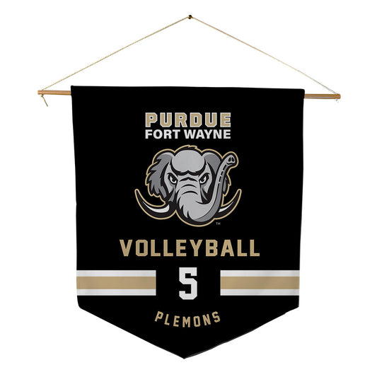 PFW - NCAA Women's Volleyball : Mya Plemons - Pennant - 18" x 21"-0