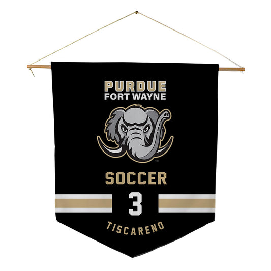 PFW - NCAA Men's Soccer : antonio tiscareno - Pennant - 18" x 21"-0