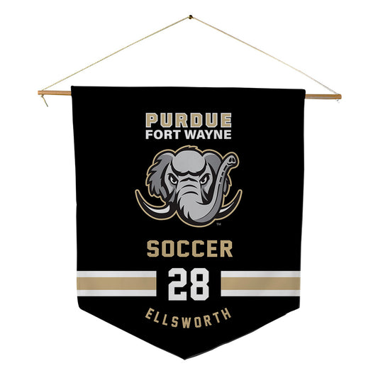 PFW - NCAA Women's Soccer : Jenna Ellsworth - Pennant - 18" x 21"-0