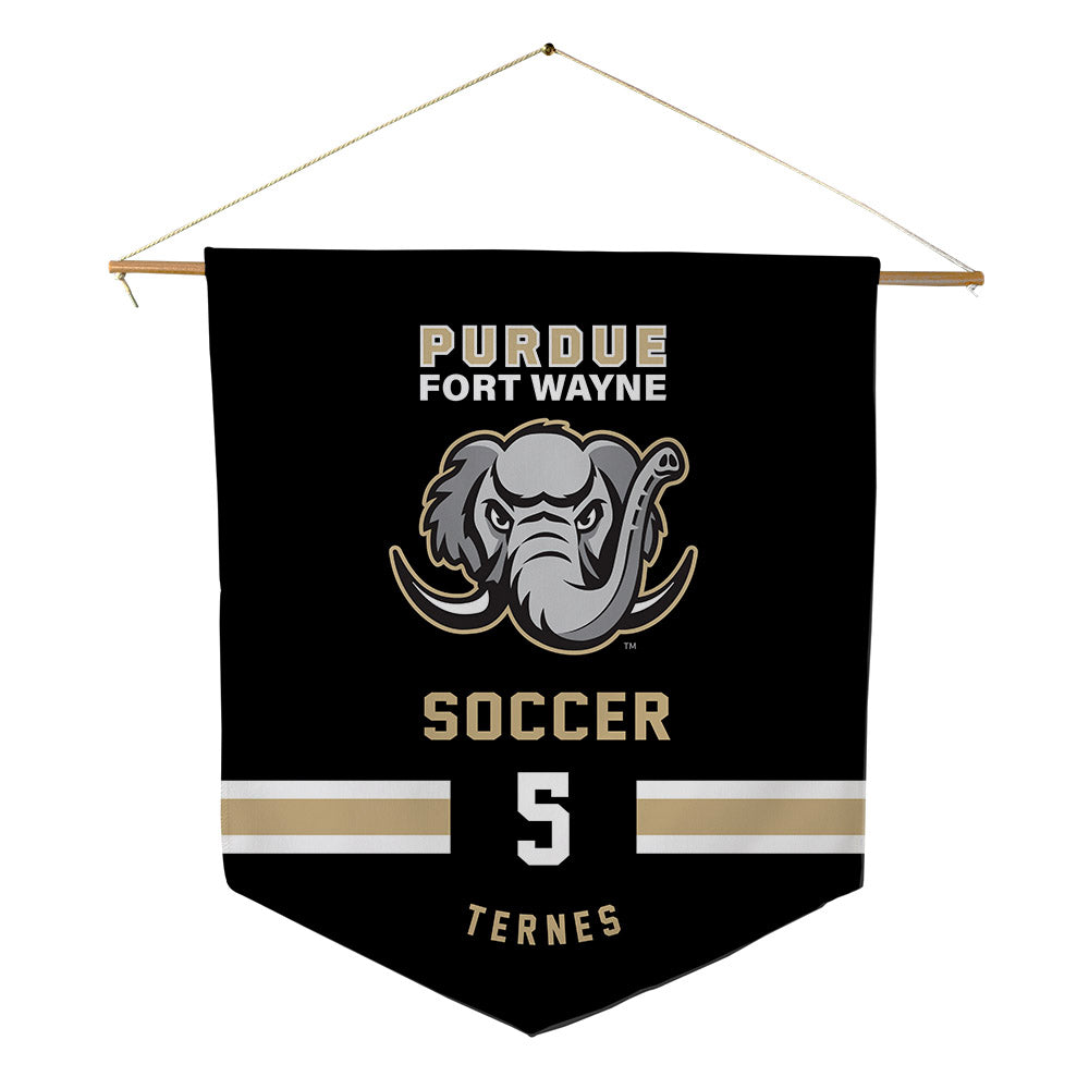 PFW - NCAA Men's Soccer : Karsten Ternes - Pennant - 18" x 21"-0
