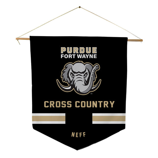 PFW - NCAA Men's Cross Country : Jarred Neff - Pennant - 18" x 21"-0