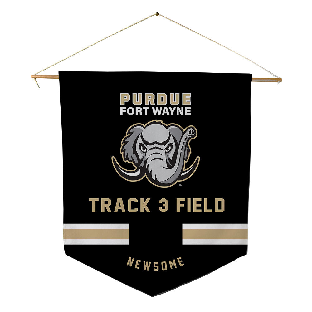 PFW - NCAA Men's Track & Field : Tristen Newsome - Pennant - 18" x 21"-0