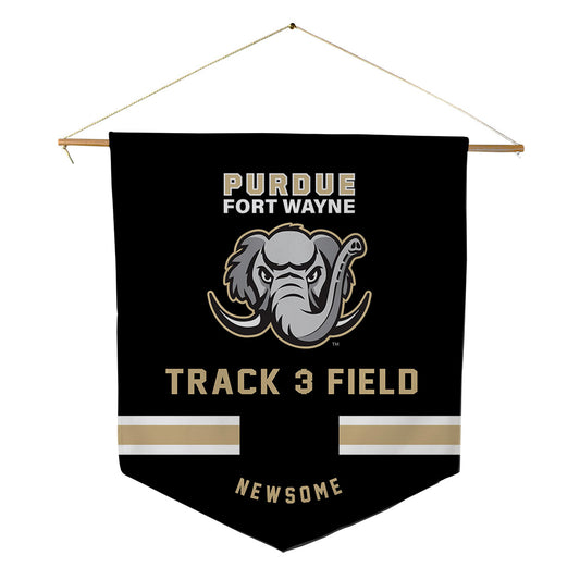 PFW - NCAA Men's Track & Field : Tristen Newsome - Pennant - 18" x 21"-0