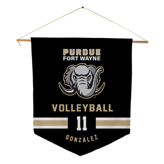 PFW - NCAA Men's Volleyball : Jean Paul Gonzalez - Pennant - 18" x 21"-0