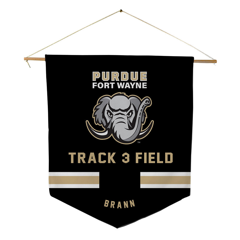 PFW - NCAA Men's Track & Field : Ashton Brann - Pennant - 18" x 21"-0