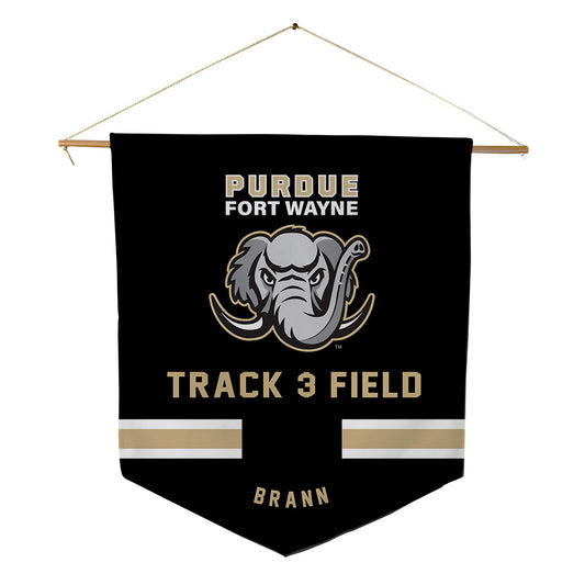 PFW - NCAA Men's Track & Field : Ashton Brann - Pennant - 18" x 21"-0