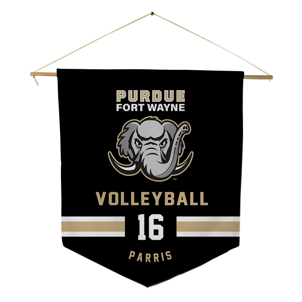 PFW - NCAA Women's Volleyball : Avery Parris - Pennant - 18" x 21"-0