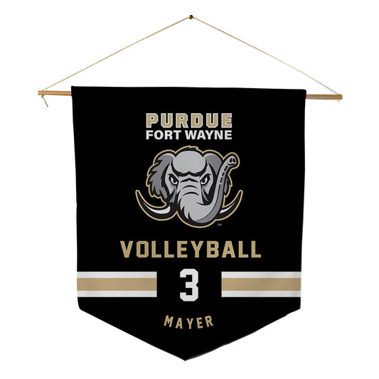 PFW - NCAA Men's Volleyball : Andrew Mayer - Pennant - 18" x 21"-0